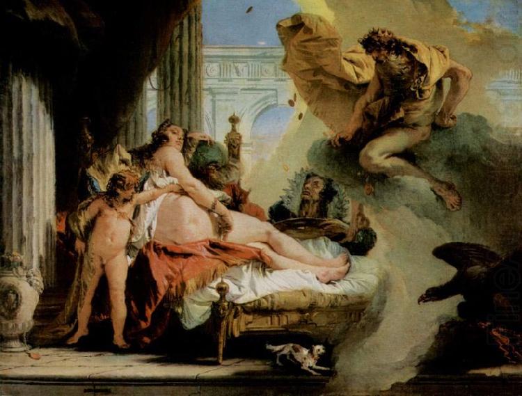 Giovanni Battista Tiepolo Danae und Zeus china oil painting image